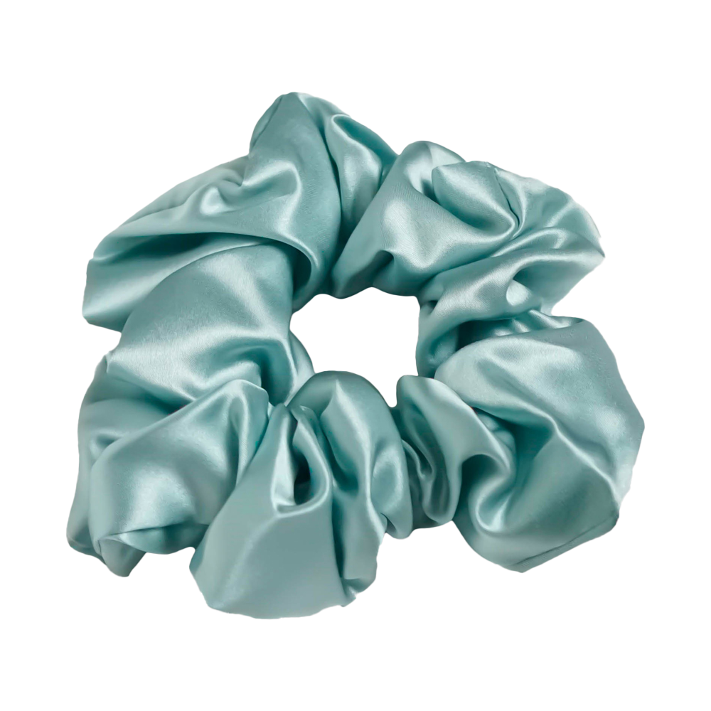 Single Large Green Scrunchie