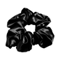 Single Medium Black Scrunchie