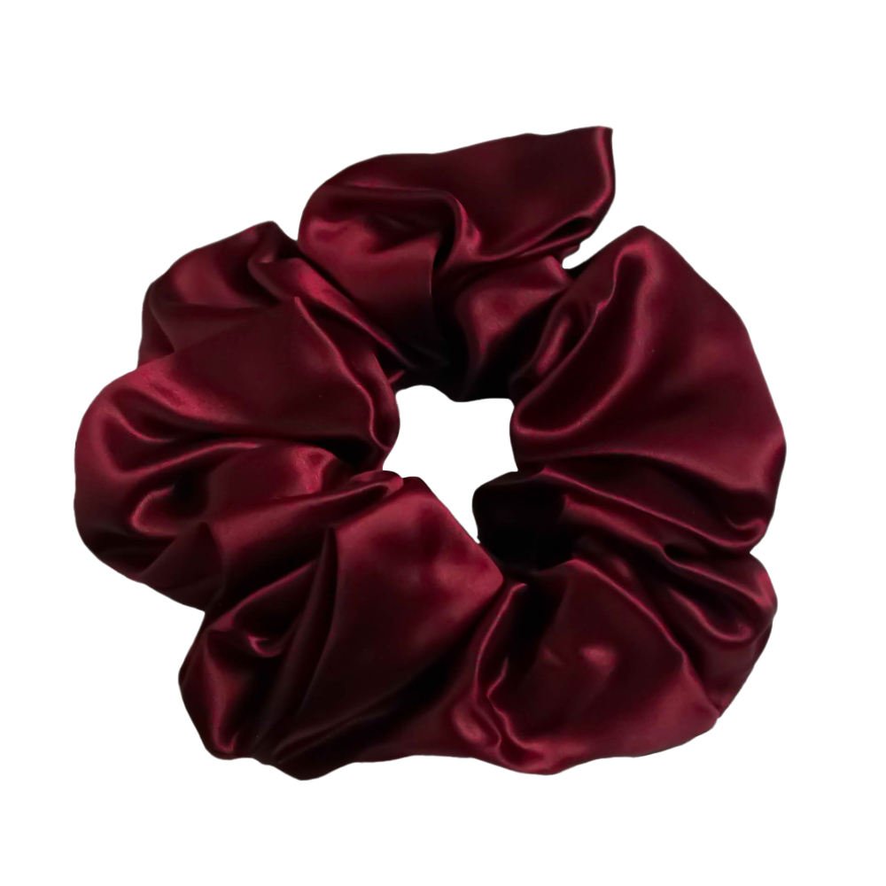 Single Large Burgundy Scrunchie