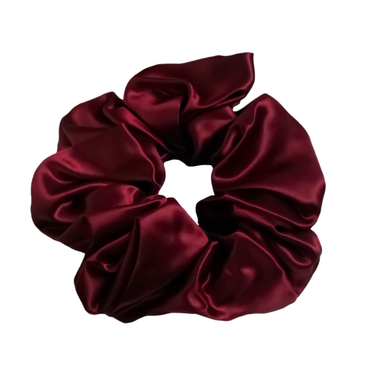 Single Large Burgundy Scrunchie