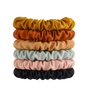 6 pcs Skinny Scrunchies