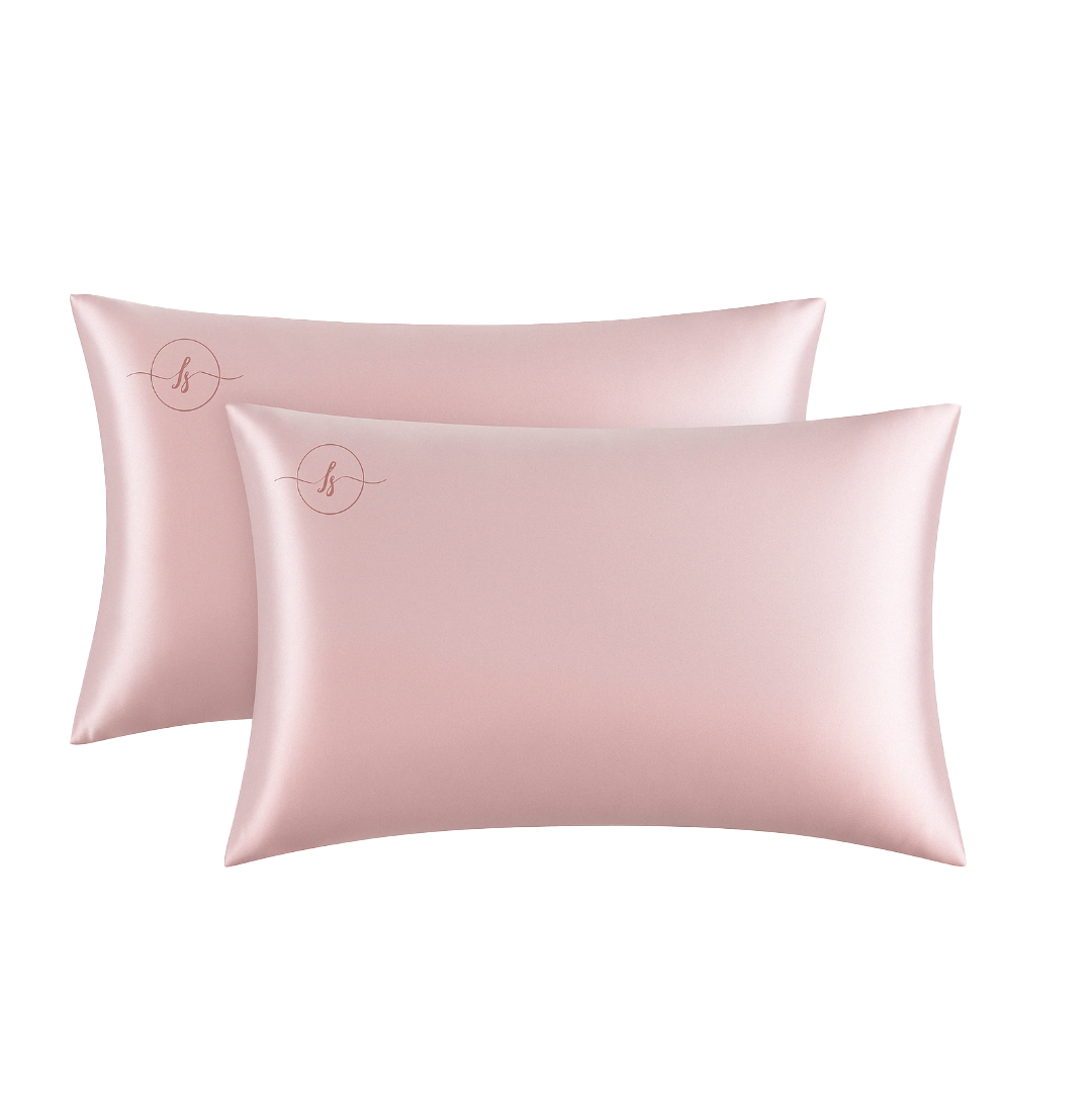 Double Silk Pillow Case Pink
